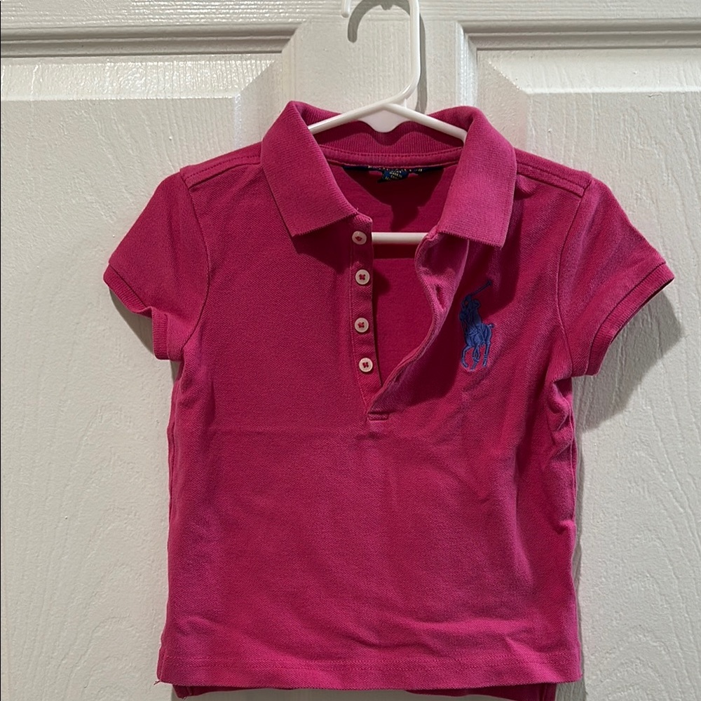 Pink Polo Shirt for Kids